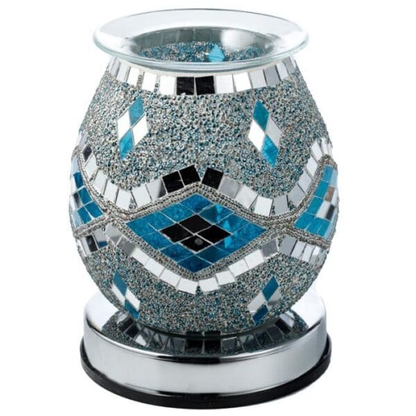 Les Senteursde Sarah Mosaïque bleu et argent P2