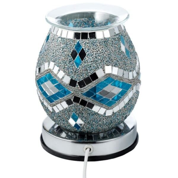 Les Senteursde Sarah Mosaïque bleu et argent P3
