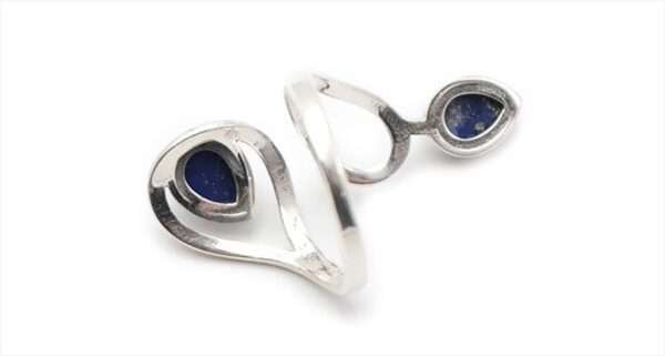 Bague en argent Lapis Lazuli MODELE 5 – Image 3