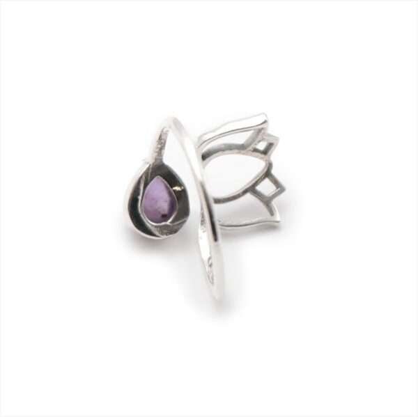 Bague en argent Améthyste MODELE 2 – Image 2
