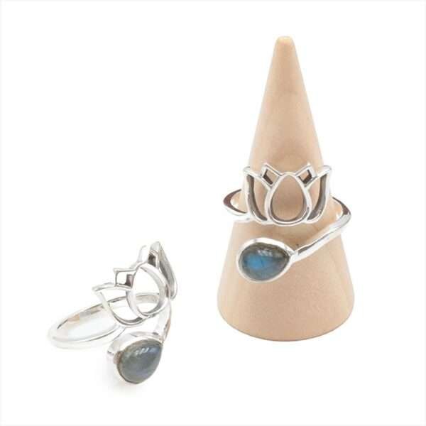 Bague en argent Labradorite MODELE 2