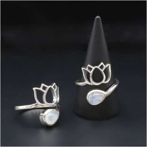 Bague en argent Péristérite MODELE 2
